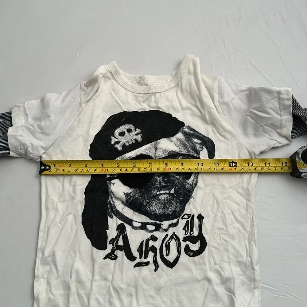 Gap dog pirate black and white long sleeve t-shirt
